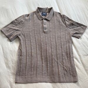 Merino Wool Polo Shirt TALL